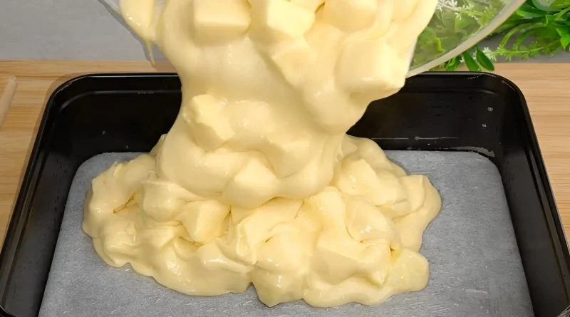 Soha nem többet nem  sütsz mást hétvégére! Almás sütemény vaníliás pudinggal