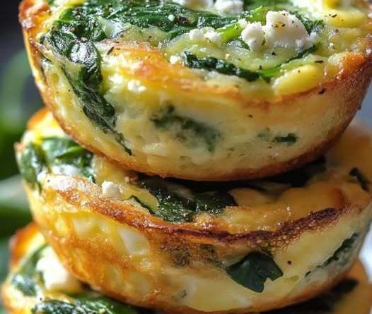 Villámgyors spenótos–sajtos tojásmuffin (10 perc előkészítés!)