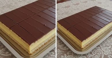 Piskóta szelet, nálunk ez a süti hamar családi kedvencévé vált