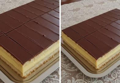 Piskóta szelet, nálunk ez a süti hamar családi kedvencévé vált