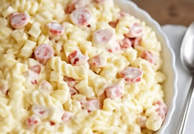 A tésztasaláta nálunk mindig jöhet, amikor hidegtálat készítűnk