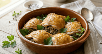 Gombás töltött csirkecomb recept: Így lesz szaftos a hús és extra ropogós a bőr