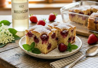 A nyár leggyorsabb kényeztetése: 10 perces cseresznyés kevert süti, ami szinte elolvad a szádban!