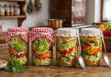 Ciolomadă – Hagyományos vegyes zöldségsaláta télire
