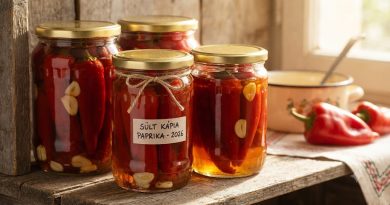 A kamra kincse: Ízletes sült kápia paprika ecetes-olajos saramurban télire