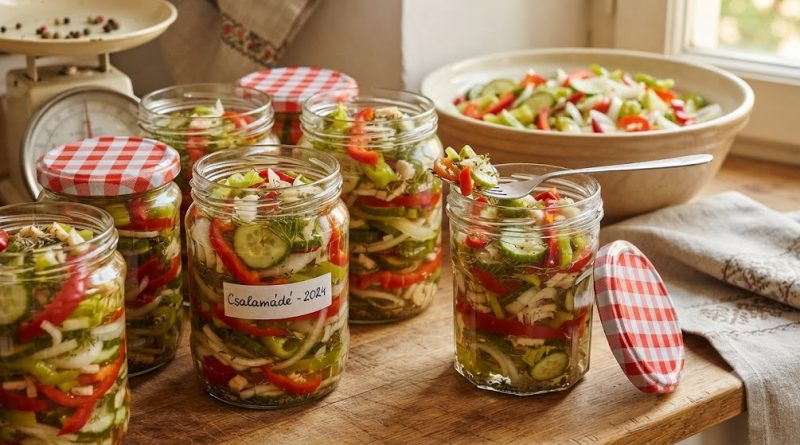 Muratură mixtă – Csalamádé (Hagyományos ropogós vegyes savanyúság)