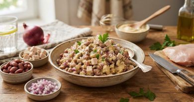 Felséges csirke-bab saláta (Salata Domniței)