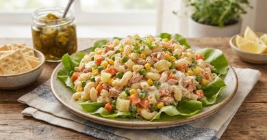 Klasszikus kukoricás-tésztás tonhal SALÁTA (Ensalada de Codito con Atún)