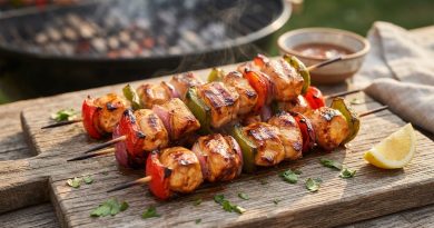Grillezett Csirkenyársak (Brochetas de Pollo a la Parrilla)