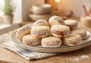 Kukoricakeményítős Alfajores – Puha, omlós, dulce de leche töltelékkel