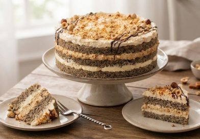 Egyiptomi torta (Finom diós-karamelles desszert)