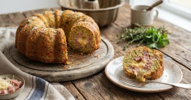 Zucchini-Käse-Kranz (Zöldséges-sajtos sós kuglóf)