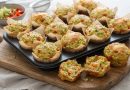 Egészséges, cukkinis-kaliforniai paprikás muffin