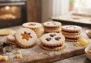 Omlós linzer kekszek: A klasszikus házi kedvenc