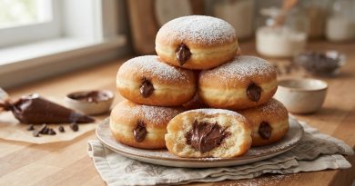 Pihe-puha csokoládés fudge-dzsel töltött fánkok: Egy igazi csábítás!