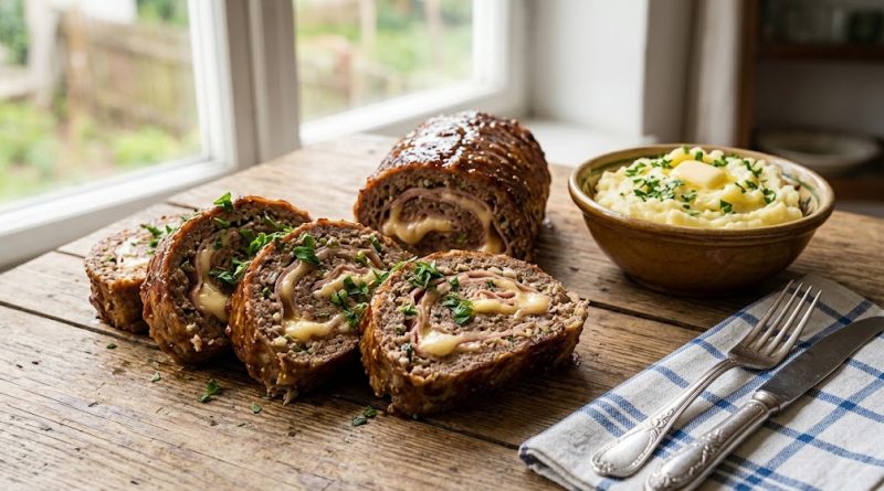 Sajttal és sonkával töltött fasírttekercs (Rollo de Carne) – Nagymama receptje