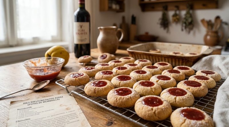 Házi birsalmasajtos keksz (Pepas de Membrillo): Omlós és kiadós aprósütemény