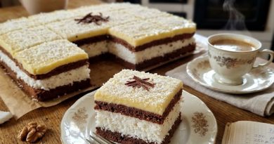 Kókuszos Sütemény (Prajitură cu nucă de cocos)