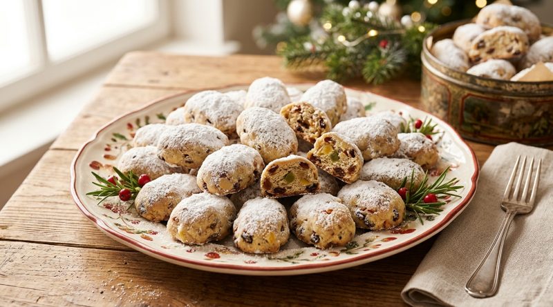 Ünnepi mini stollen falatkák (Stollenkonfekt) – Hihetetlenül puha, karácsonyi csoda!