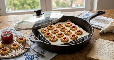 Serpenyőben Sült Epres Virágkeksz (Kue Semprit) – SÜTŐ NÉLKÜL!